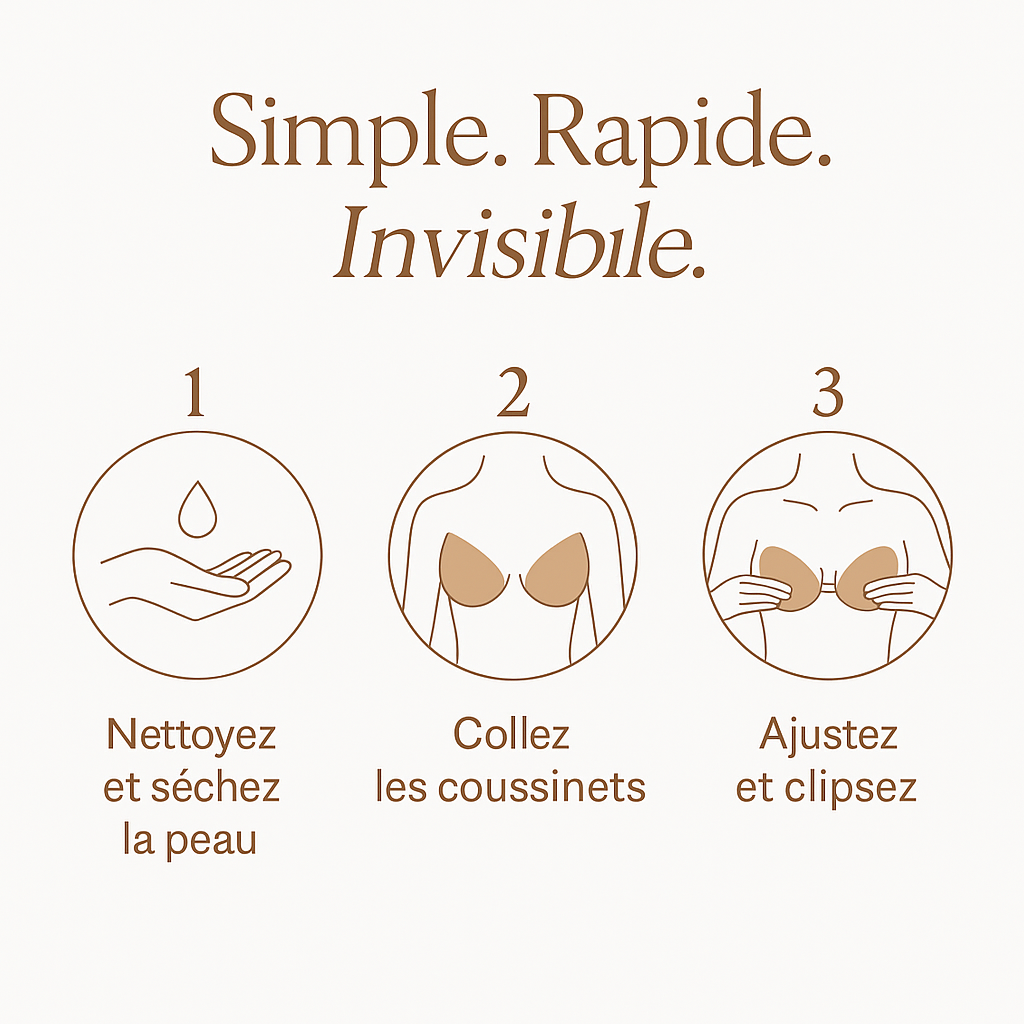 NUDEA™ Invisible Bra – Liberté, Confiance et Élégance